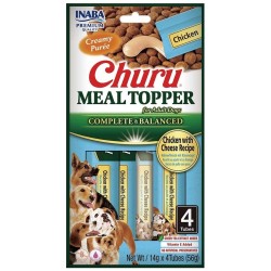INABA DOG Meal Topper Chicken with Cheese Recipe 4x 14g (56g)