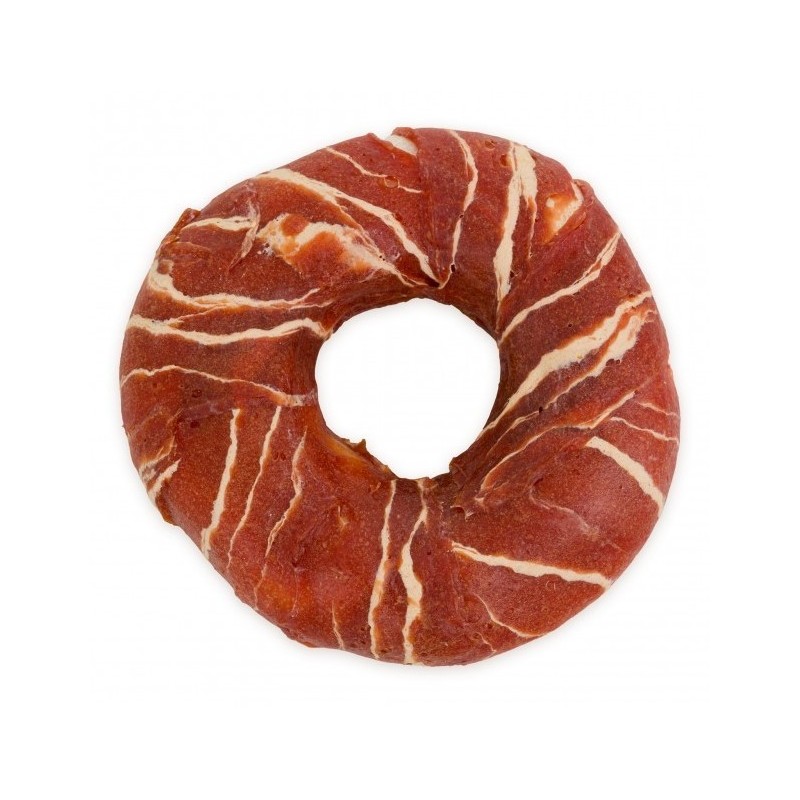 HAU MIAU Pause snack - donaty ze skóry owinięte kaczką marmurkową 7- 8cm 500g