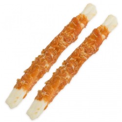 HAU MIAU Pause snack - patyk ze skóry owinięty kurczakiem 24cm śr.3/2cm 500g