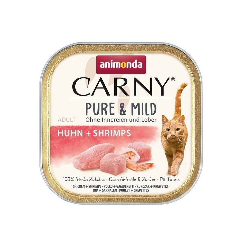 ANIMONDA Carny Pure and Mild kurczak z krewetkami 100g
