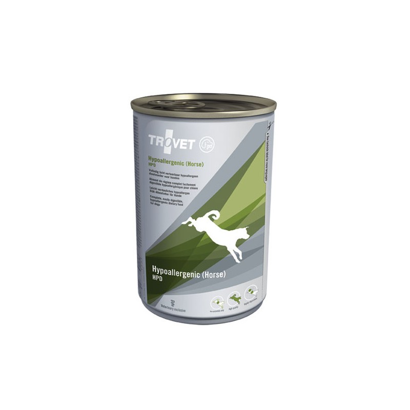 TROVET Dog HPD Hypoallergenic Horse (puszka) 6x 400g