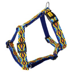 DINGO Szelki Dwupaskowe Guard WINNETOU - niebieskie L