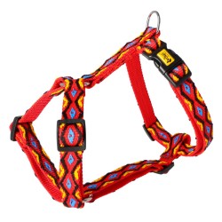 DINGO Szelki Dwupaskowe Guard WINNETOU - czerwone L