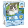 BOZITA Sterilised dla kota kawałki w sosie z pstrągiem 370g