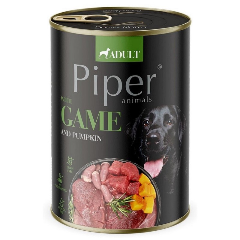 DOLINA NOTECI PIPER z dziczyzną i dynią 400g