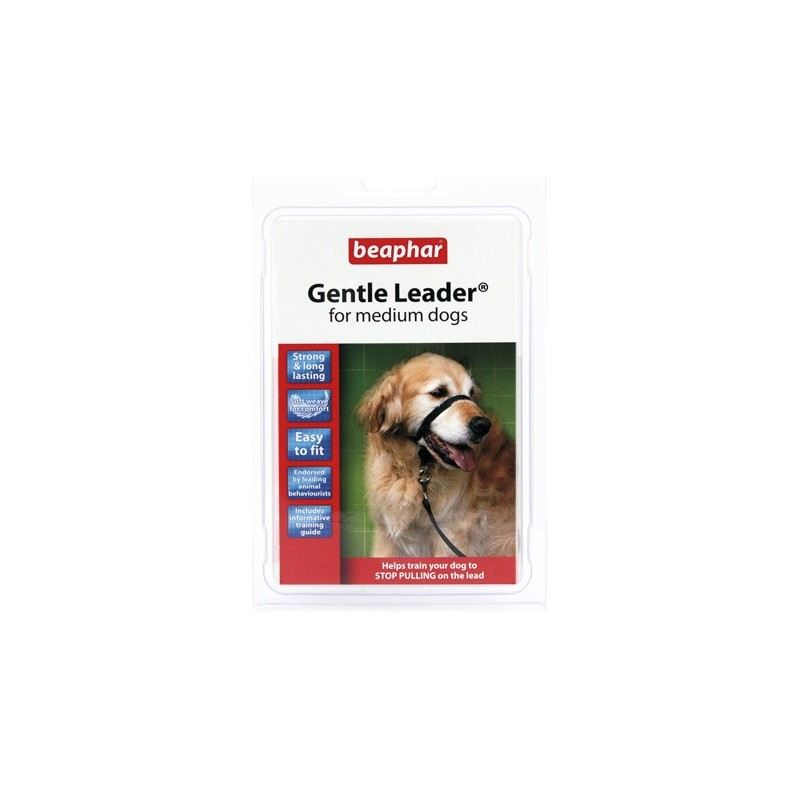 BEAPHAR Gentle Leader - obroża uzdowa rozmiar M Czarny