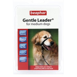 BEAPHAR Gentle Leader - obroża uzdowa rozmiar M Czarny