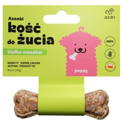 AZANKI Kość z insektami i probiotykiem PUPPY 10 cm