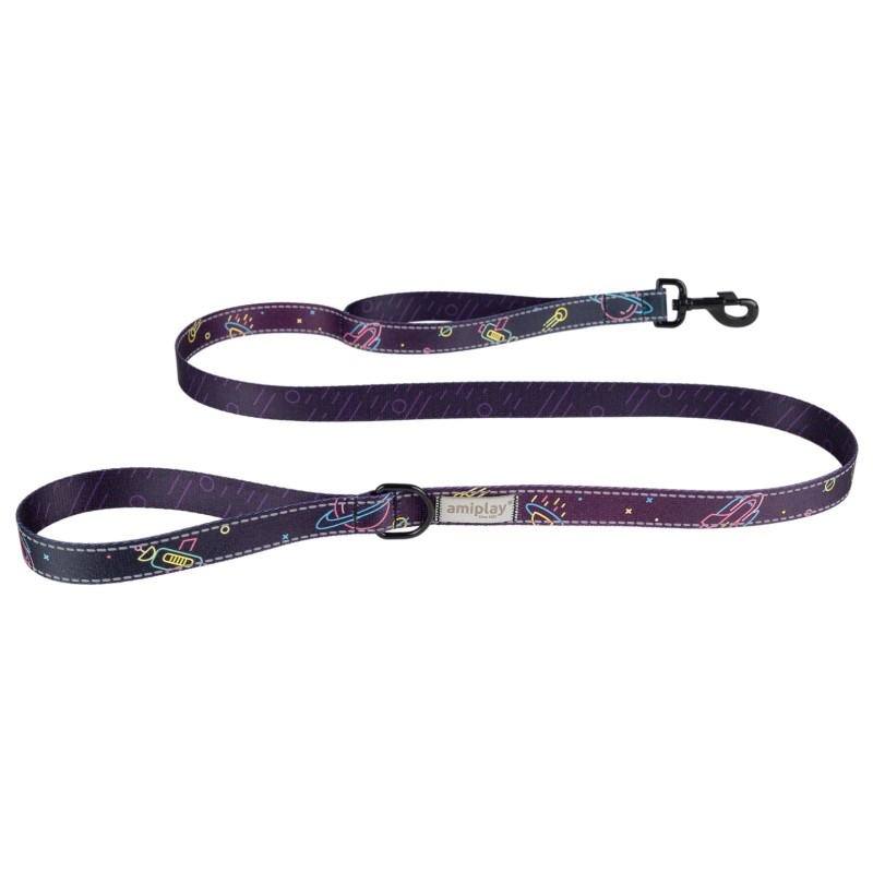 AMIPLAY BeSpace Smycz - Neon M