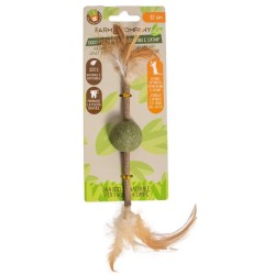 FARM COMPANY Zabawka dla kota - piórka i matatabi 12 cm