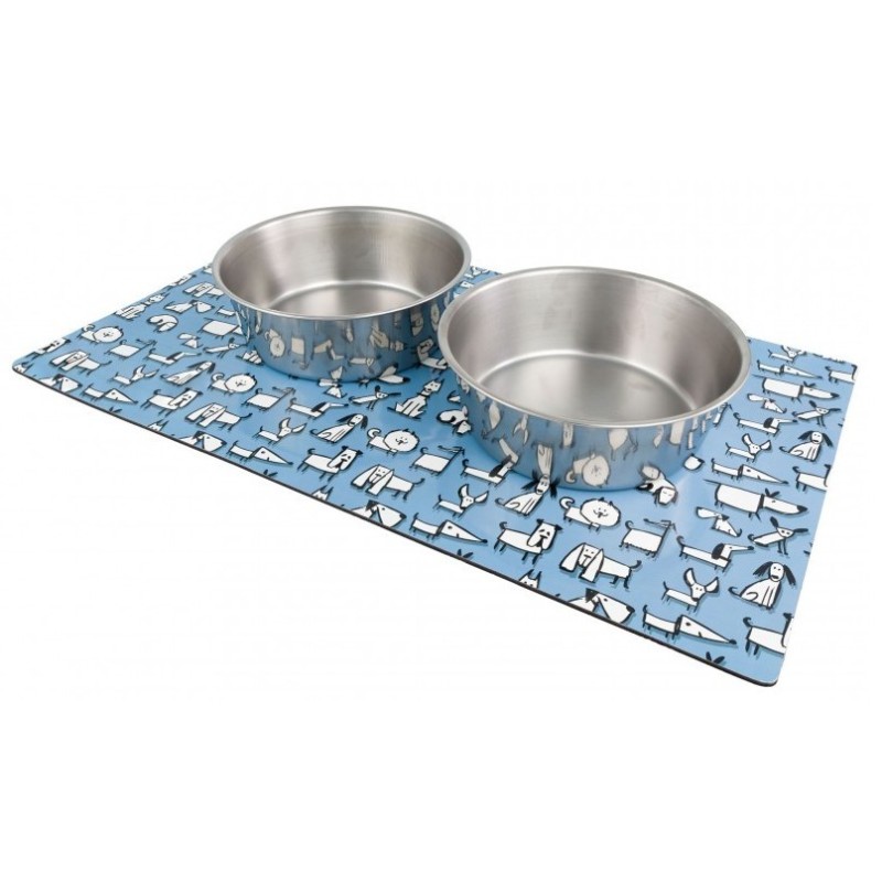 BARRY KING Zestaw 2 misek dla psa z matą magnetyczną 2 x 950 ml