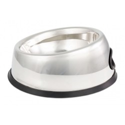 BARRY KING Miska dla psa owalna ze stali nierdzewnej antypoślizgowa z podwyższoną ścianką 990 ml