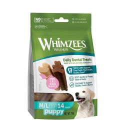 WHIMZEES Gryzaki dentystyczne Puppy M/L - dla szczeniąt 14 szt.