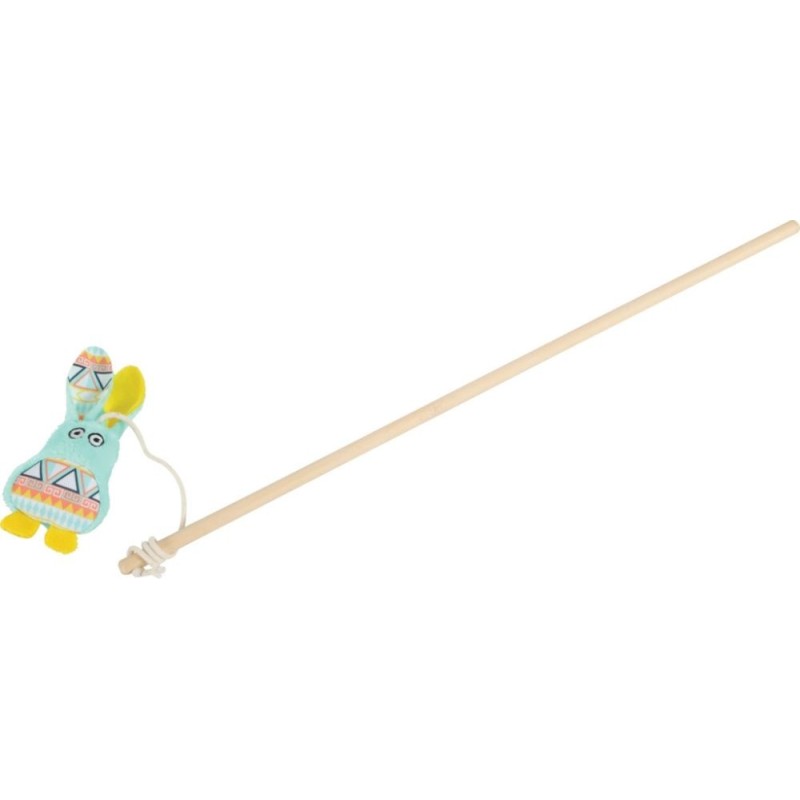 ZOLUX Zabawka dla kota wędka KALI królik - zielony