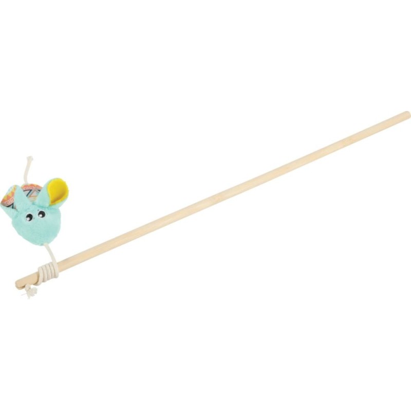 ZOLUX Zabawka dla kota wędka KALI mysz - zielony