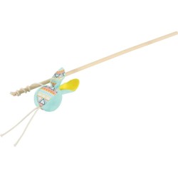 ZOLUX Zabawka dla kota wędka KALI piłka - zielony