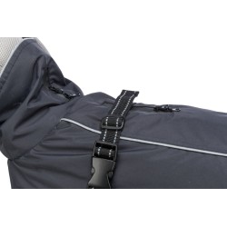 TRIXIE Calvi płaszczyk dla psa - czarny M (45cm)