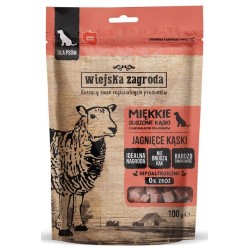 WIEJSKA ZAGRODA PIES Przysmaki Suszone Kąski Jagnięcina 100g