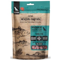 WIEJSKA ZAGRODA PIES Przysmaki Suszone Kąski Tuńczyk 100g