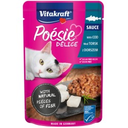 POESIE DELICE SAUCE dla kota - Dorsz w sosie 85g (saszetka)