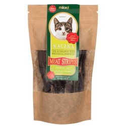 MILORD MEAT KOT Suszone Przysmaki - Paski z Kaczki 40g