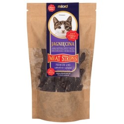 MILORD MEAT KOT Suszone Przysmaki - Paski z Jagnięciny 40g