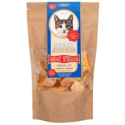 MILORD MEAT KOT Suszone Przysmaki - Paski z Dorsza 40g