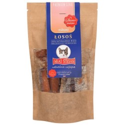 MILORD MEAT KOT Suszone Przysmaki - Paski z Łososia 40g