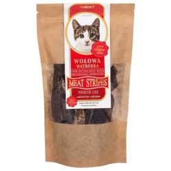 MILORD MEAT KOT Suszone Przysmaki - Paski z Wątroby Wołowej 40g