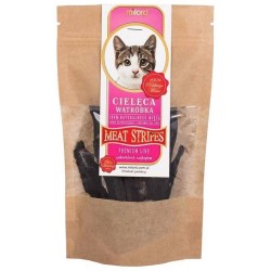 MILORD MEAT KOT Suszone Przysmaki - Paski z Wątroby Cielęcej 40g