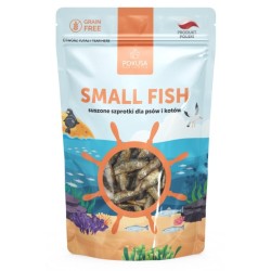 POKUSA SMALL FISH Suszone Szprotki dla psów i kotów 40g