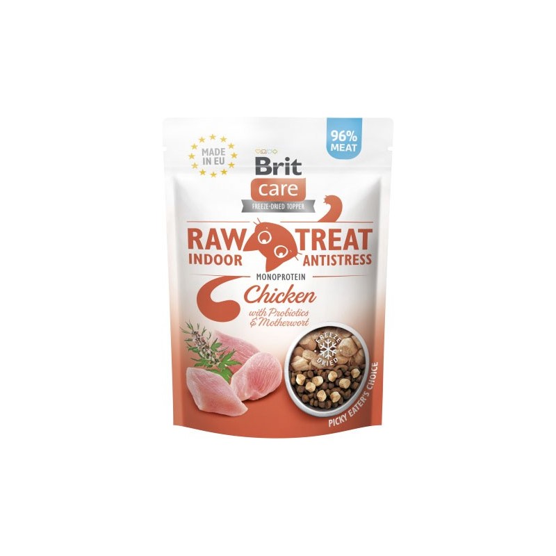 BRIT Raw Treat Cat Indoor and Antistress 40g