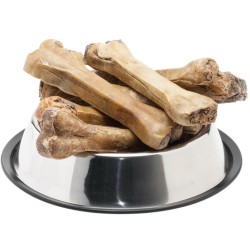 SNACK STAR Kość prasowana nadziewana żwaczem 40g - 10 cm