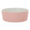 BARRY KING Miska ceramiczna dla kota/psa wzór plaster miodu - różowa 12 cm
