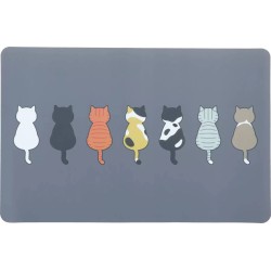 ZOLUX Podkładka pod miski dla kota - wzór: koty 43 x 28 cm