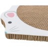 TRIXIE Drapak Kartonowy Junior w kształcie myszy 35 x 2.5 x 29.5 cm - biały