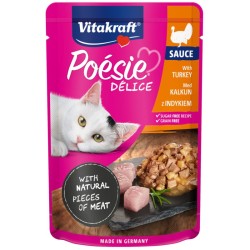 POESIE DELICE SAUCE dla kota - Indyk w sosie 85g (saszetka)