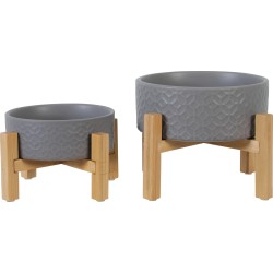 ZOLUX KERAMO SOLO Miska ceramiczna - szary 300 ml