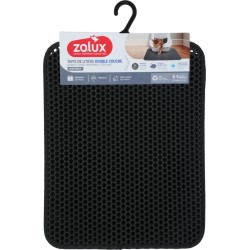 ZOLUX Dwuwarstwowa mata pod kuwetę - czarna 40 × 55 cm