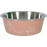 ZOLUX LOVE Antypoślizgowa Miska dla psa - łososiowy 1700ml