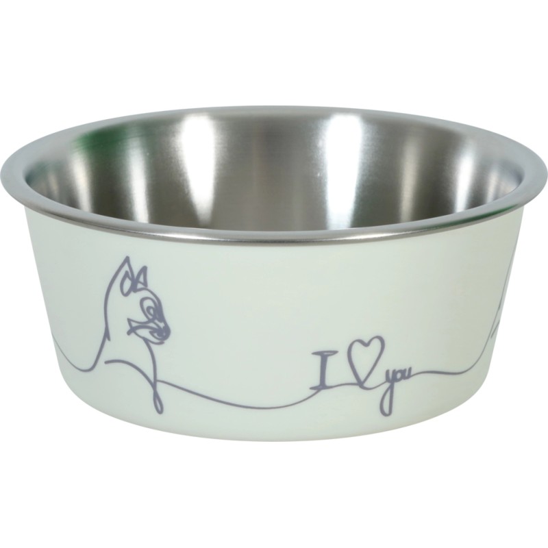 ZOLUX LOVE Antypoślizgowa Miska dla kota 400 ml - beżowy