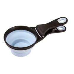 ZOLUX Miarka 2w1 z klipsem do karmy - niebieska L