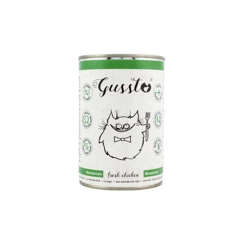 GUSSTO Cat - Fresh Chicken (puszka) 200g