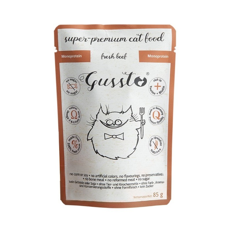 GUSSTO Cat - Fresh Beef 85g (saszetka)