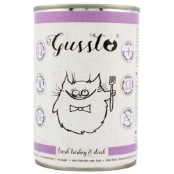 GUSSTO Cat - Fresh Turkey and Duck (puszka) 400g