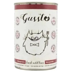 GUSSTO Cat - Fresh Wild Boar (puszka) 400g