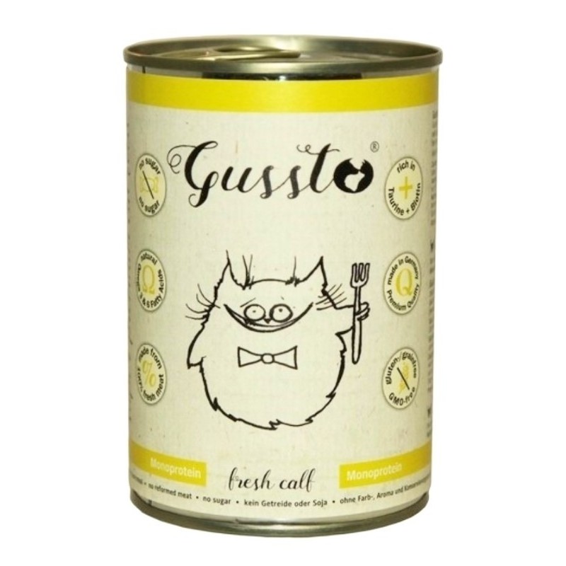 GUSSTO Cat - Fresh Calf (puszka) 400g