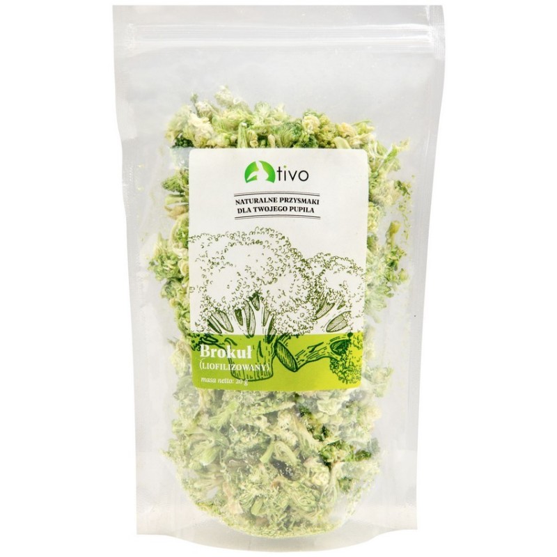 TIVO Warzywa dla gryzoni - Brokuł liofilizowany 20g