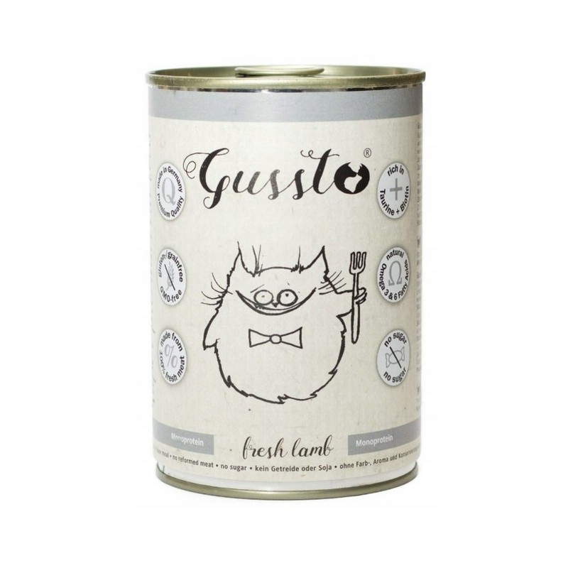 GUSSTO Cat - Fresh Lamb (puszka) 400g