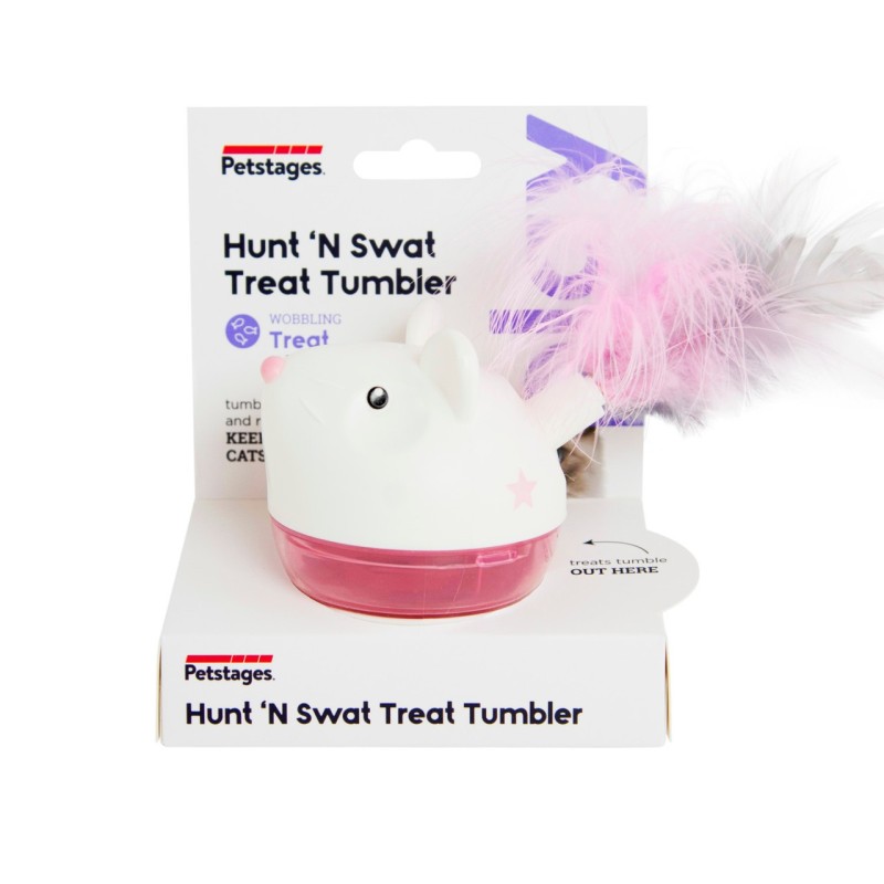 PETSTAGES Hunt N'Swat Treat Tumbler